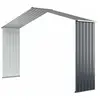 GOPLUS Kit Extension pour Abri de Jardin 330 x 255 x 210cm en Métal, G...