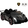 COSTWAY Lamborghini Voiture Électrique 12V/7 Ah pour Enfants, Télécomm...