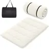 COSTWAY Matelas Futon Japonais 140x200CM - Surmatelas Amovible, Matela...