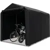 COSTWAY Abri de Vélos Extérieur de 160 x 218 x 164 cm, Abri de Garage Portable pour Vélos avec Porte à Fermeture Éclair Enroulable, Bache Motos pour Terrasse