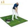 COSTWAY Tapis de Frappe de Golf 152x117x3,2cm-Gazon Synthétique-2 Posi...