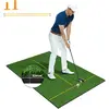COSTWAY Tapis de Frappe de Golf 152x92x3,2cm-Gazon Synthétique-2 Posit...