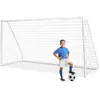 COSTWAY But de Football 365x120x182 cm-Cadre en PVC-Filet PE Imperméab...