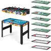 Table de Baby-Foot 12 en 1 - COSTWAY - Dimension 105 x 106 x 90,5 cm -...