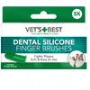 Vet's Best Brosses à Dents pour Doigt en Silicone pour Chien 5 Pinceaux