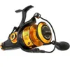 PENN Spinfisher VII Live Liner Spinning Reel, Moulinet de Pêche, Moulinet de Pêche en Mer avec Étanchéité IPX5 Qui Protège Contre Les Infiltrations d'eau Salée, Unisexe, Black Gold, 4500