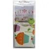 THEDECOFACTORY CUPCAKE LAND - Stickers repositionnables thème gourmandise & princesse