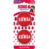 KONG Signature Balls - Jouet Durable pour Aller Chercher - Paquet De 2 - Moyenne
