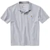 Polos Carhartt Work Pocket s/s Gris Chine t.s - K570HGY-S