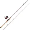 Abu Garcia Tormentor2 Spinning Combo, Canne à pêche et Moulinet pour la pêche en Eau Douce du Sandre et de la Perche, Solide, léger et Polyvalent, Rouge, 2.44m Canne Rapide modérée, 3000