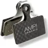 Paire de plaquettes amp carbone   shimano xt xtr slx   organique