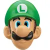 DISGUISE Super Mario Bros. Luigi Maske, 73814, Vert/Blanc/Marron, Taille Unique
