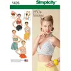 GENERIQUE Patron Simplicity 1426 Soutien gorge vintage(...) -