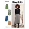 GENERIQUE Patron Simplicity 9648 - Jupe du 36 au 52 (FR) S9648.K5(...) -