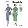 GENERIQUE Patron Simplicity 9465 - Robe pour jeunes filles(...) -