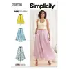 GENERIQUE Patron Simplicity 9786 - Jupe du 32 au 48 FR(...) -