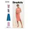 GENERIQUE Patron Simplicity 9789 - Haut du 32 au 48 FR(...) -