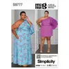 GENERIQUE Patron Simplicity 9777 - Minirobe et maxirobe du 48 au 66 FR(...) -