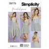 GENERIQUE Patron Simplicity 9779 - Robe a corset du 36 au 54 FR(...) -