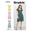 GENERIQUE Patron Simplicity 9703 - Robe du 32 au 48 FR(...) -