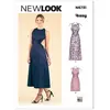 GENERIQUE Patron New Look 6731 - Robe a 2 longueurs du 34 au 46 (FR)(...) -