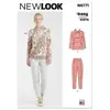 GENERIQUE Patron New Look 6771 - Haut et pantalon du 32 au 54 FR(...) -