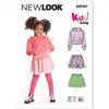 GENERIQUE Patron New Look 6747 - Sweat à capuche et jupe du 98 à 128 (FR)(...) -