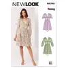 GENERIQUE Patron New Look 6749 - Robe boutonnée du 34 au 44 (FR)(...) -