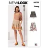 GENERIQUE Patron New Look 6755 - Jupe plissée du 34 à 44 (FR)(...) -