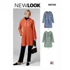 Patron New Look 6706 - Poncho Femme à capuche avec ou sans poches du 3...