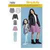 GENERIQUE Patron Simplicity 8027 Ensemble fille et fillette(...) -