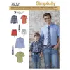 GENERIQUE Simplicity 8180 garçon et Chemise pour Homme, Boxers et Cravate, Blanc