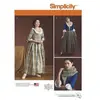 GENERIQUE Patron Simplicity 7925.H5 Déguisement femme S8161.H5-(S7925)
