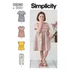 Patron Simplicity 9280.A - Ensemble Fille Top, Robe & Legging de 3 à 8...