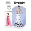 Patron Simplicity 9289 - Robe bustier avec jupe détachable et ceinture...