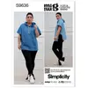 GENERIQUE Patron Simplicity 9636 - Sweat et legging du 32 au 48 (FR)(...) -