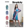 GENERIQUE Patron Simplicity 9380 - Robes sweat pour femme 34 au 52 FR(...) -