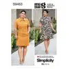 Patron Simplicity 9463 - Robe-chemisier avec ceinture pour jeunes fill...