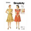 GENERIQUE Patron Simplicity 9464 - Robe pour jeunes filles S9464.H5(...) -
