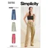 GENERIQUE Patron Simplicity 9785 - Pantalon décontracté du 36 au 54 FR(...) -