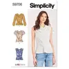 GENERIQUE Patron Simplicity 9706 - Haut du 36 au 54 FR(...) -