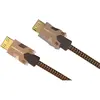 MONSTERCABLE Monster Câble HDMI M2000 UHD 4K HDR10+ 25 Gbit/s 3m Marron clair