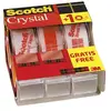 Lot de 2 +1 dévidoirs Scotch Crystal