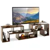 Northio Northix - Meuble tv en bois en 3 parties pour televiseurs jusq...