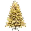 Northio Arbre de noel artificiel de 135 cm avec neige et 688 pointes d...