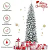 Sapin de Noël artificiel enneigé avec 461 branches mesurant 225 cm