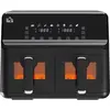 Friteuse à air chaud sans huile double chambre 8 L - 2500 W - 8 progra...