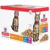 Hill's Aliment Chat Feline Poulet/Boeuf/Poisson Multi Pack 12x85g