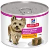 9x200g Mature Small Mini, poulet Mousse Hill's SP pour chien + 3 boîtes offertes !