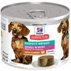 12 x 200g Nourriture humide pour chien Hill’s Science Plan Perfect Weight Adult Small & Mini Mousse à la dinde